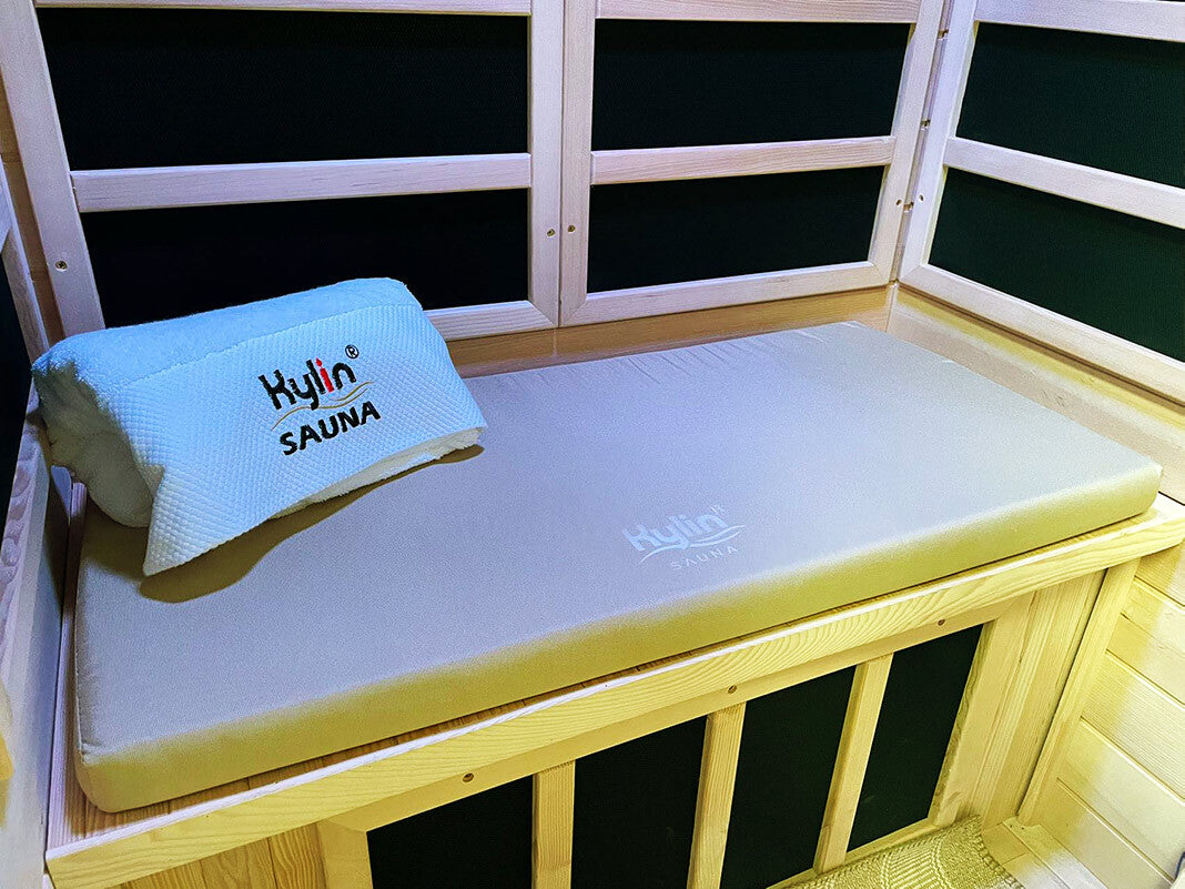 Kylin Sauna Seating Cushion Mat for 1 person sauna (M) 85*40*5 ?Light Brown