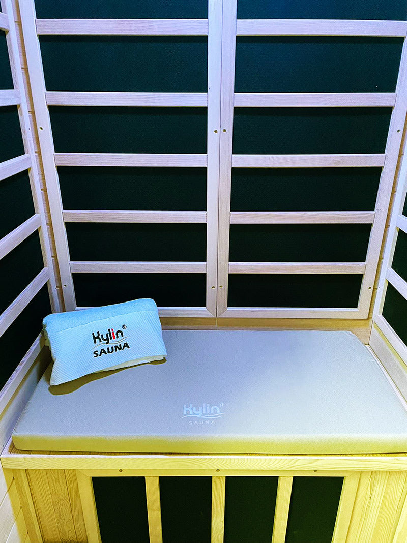 Kylin Sauna Seating Cushion Mat for 1 person sauna (M) 85*40*5 ?Light Brown