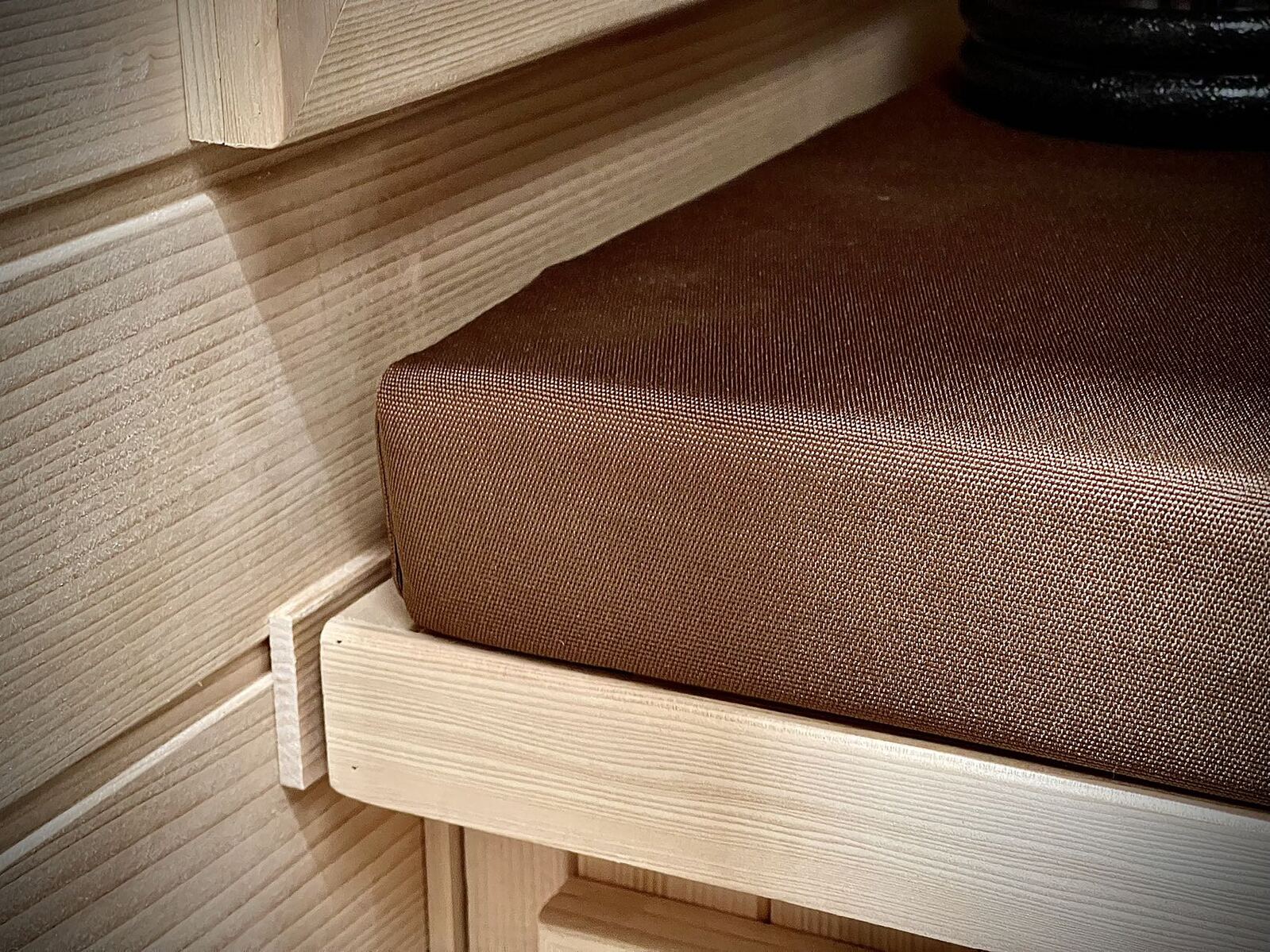 Kylin Sauna Seating Cushion Mat for 1 person sauna (S) 75*38*5 ?Dark Brown