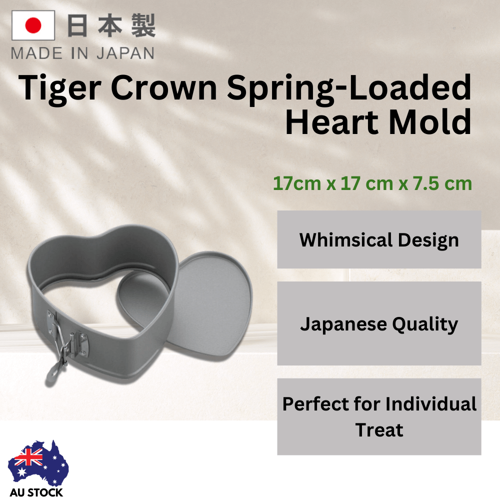 Tiger Crown Spring-Loaded Heart Mold