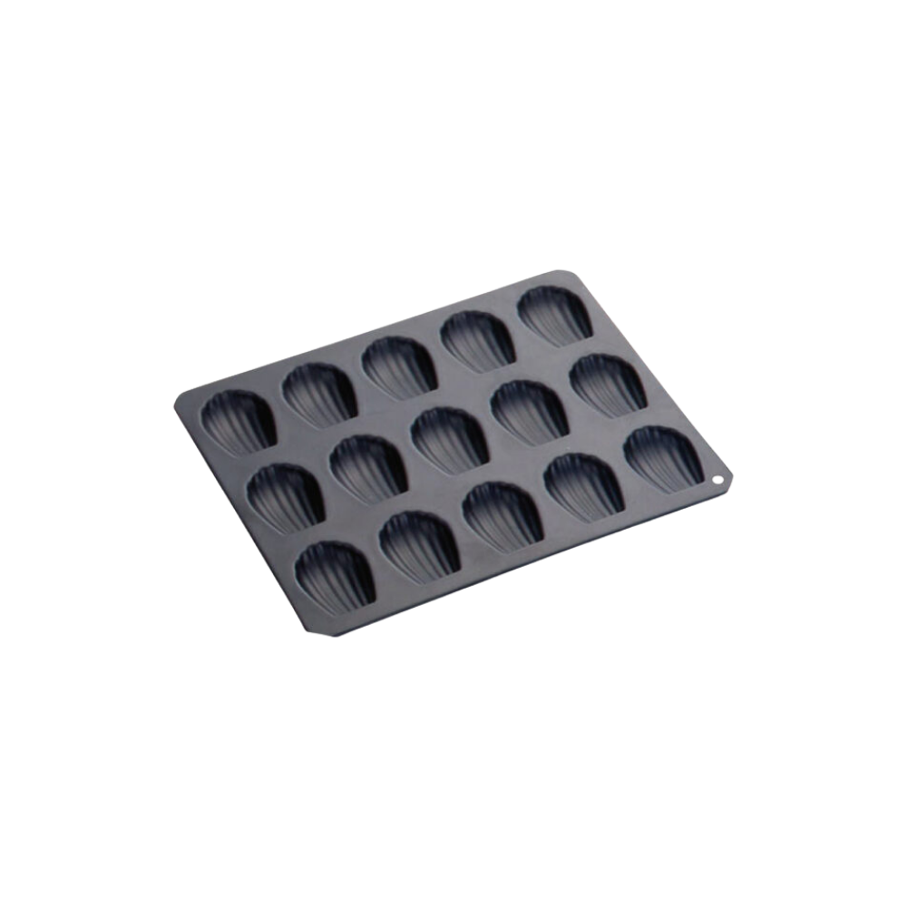 Tiger Crown Madeline Shell Cake Baking Pan 15P – Black