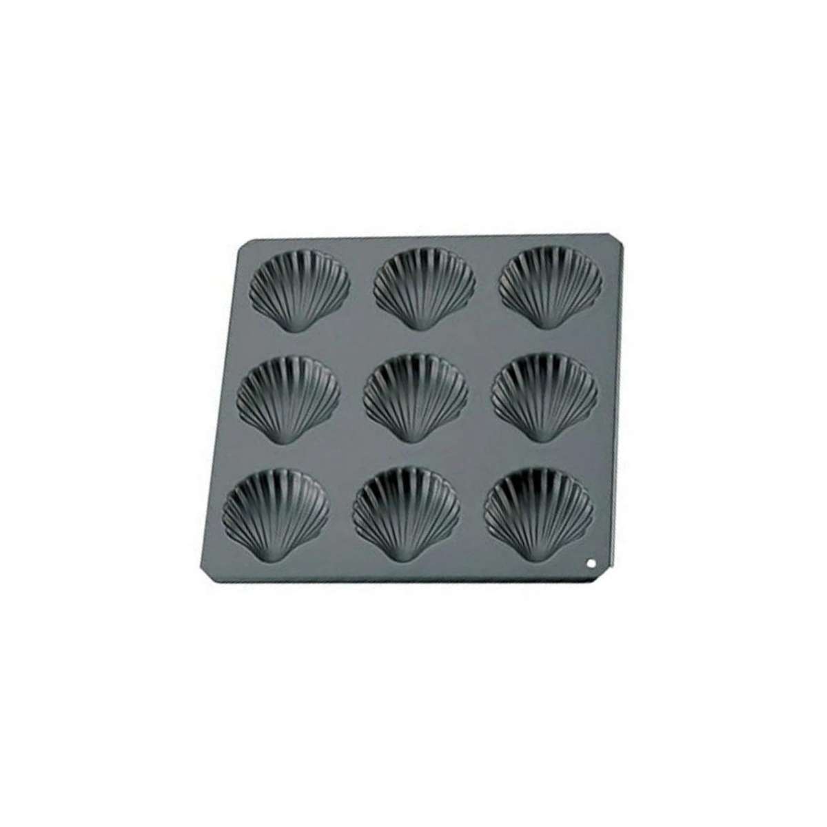 Tiger Crown Cockshell Cake Baking Pan 9P Black