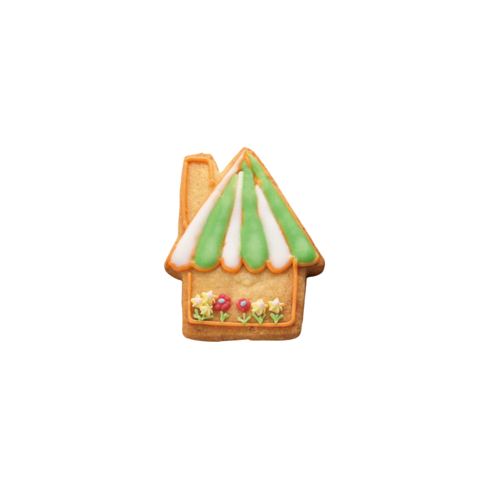 Tiger Crown House-Shaped Stainless Steel Cookie Mold