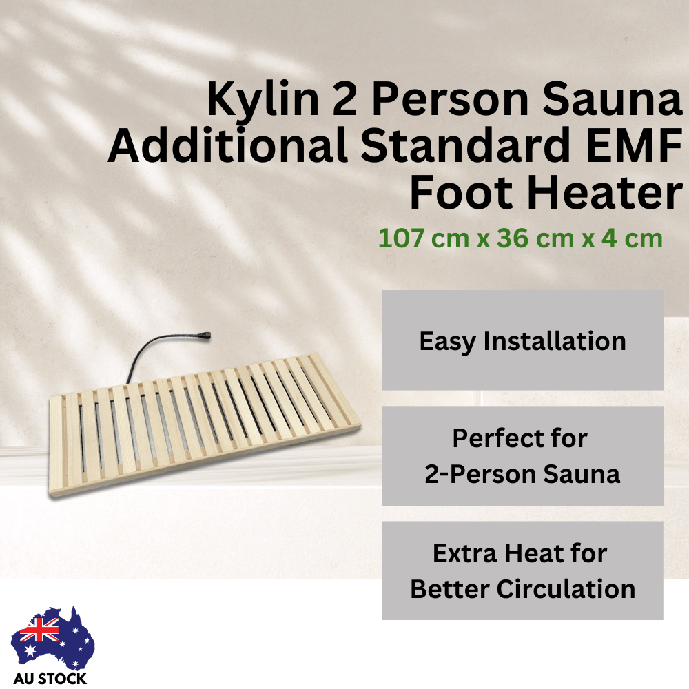Kylin 2 Person Sauna Additional Standard EMF Foot Heater (K8202)