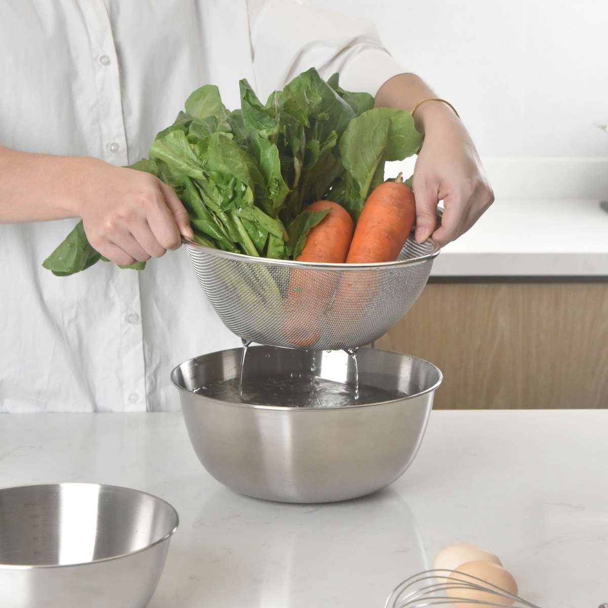 Kylin 304 Stainless Steel  Mixing Bowl Japanese-Style Serving Basin 19cm