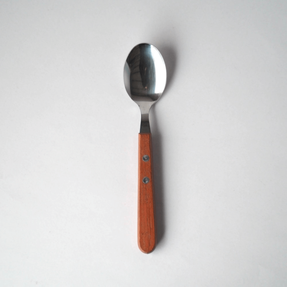 Takakuwa Dessert Spoon With Wooden Handle - 18.3cm