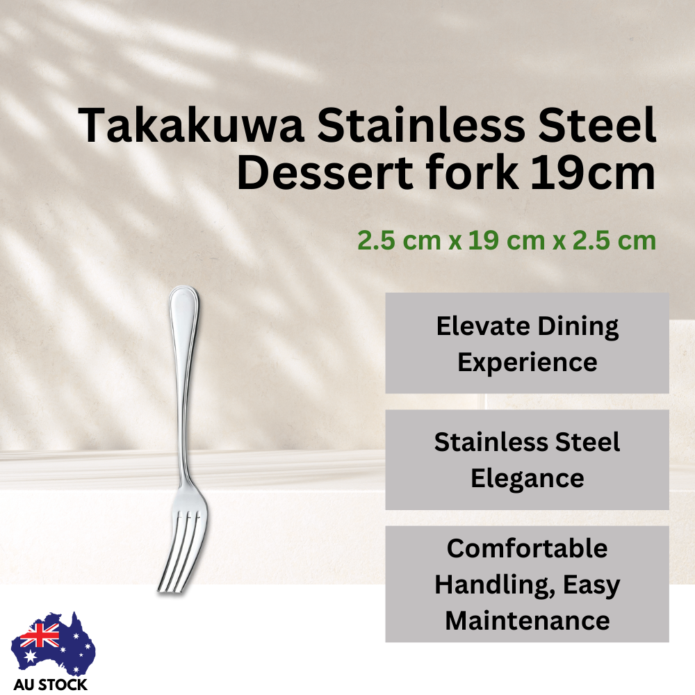 Takakuwa Stainless Steel Dessert fork 19cm