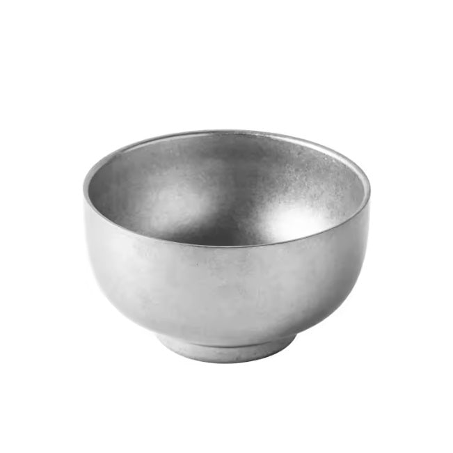 Kylin Korean Retro-Style 304 Stainless Steel Double-Layer Bowl 13cm