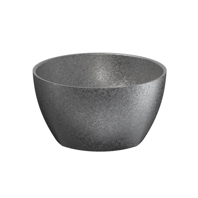 Kylin Korean Retro-Style 304 Stainless Steel Double-Layer Bowl 10cm