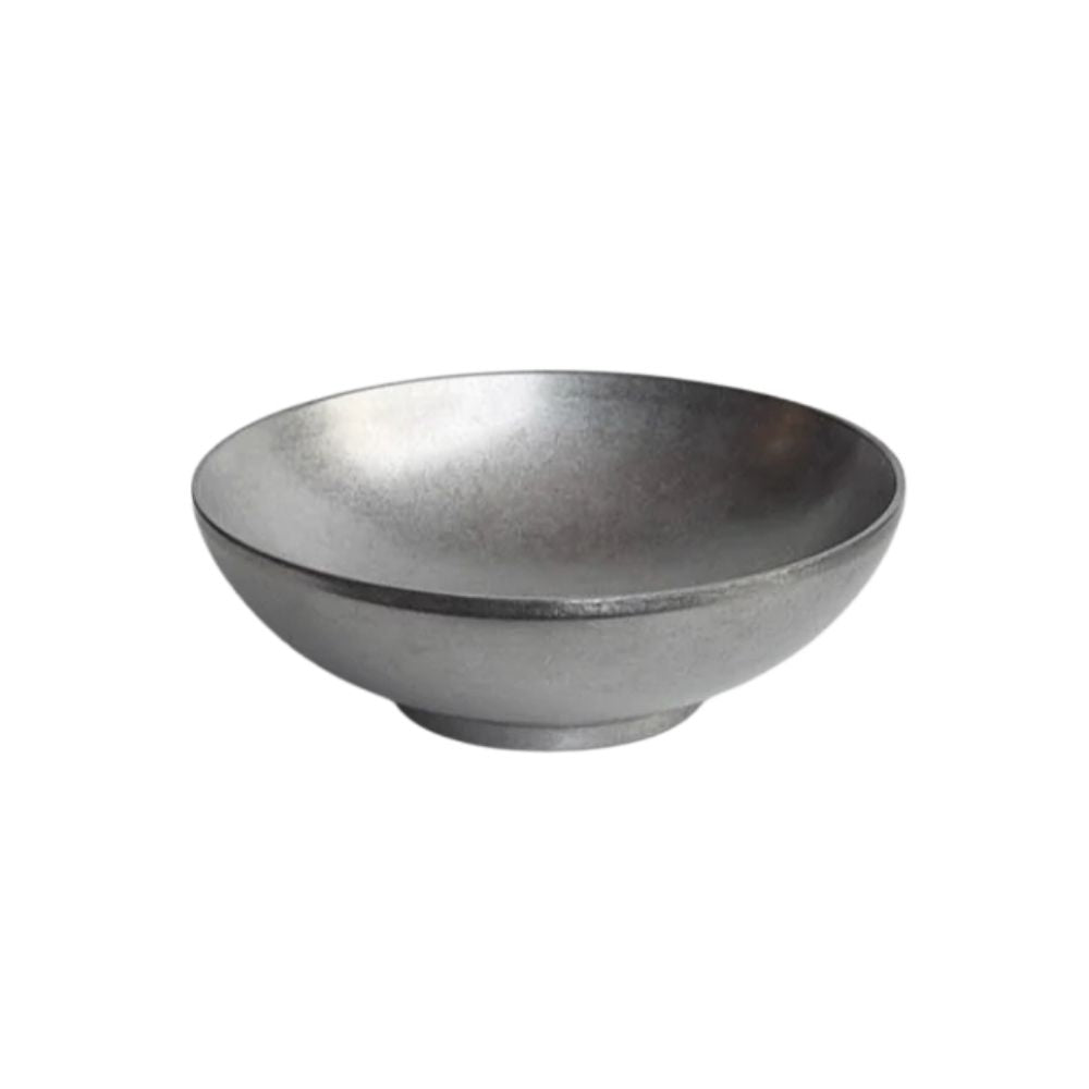 Kylin Retro-Style 304 Stainless Steel Double-Layer Ramen Bowl 22cm