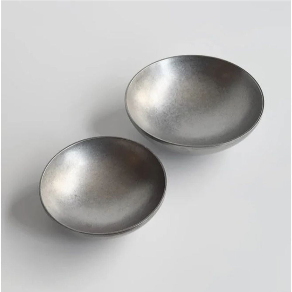 Kylin Retro-Style 304 Stainless Steel Double-Layer Ramen Bowl 22cm