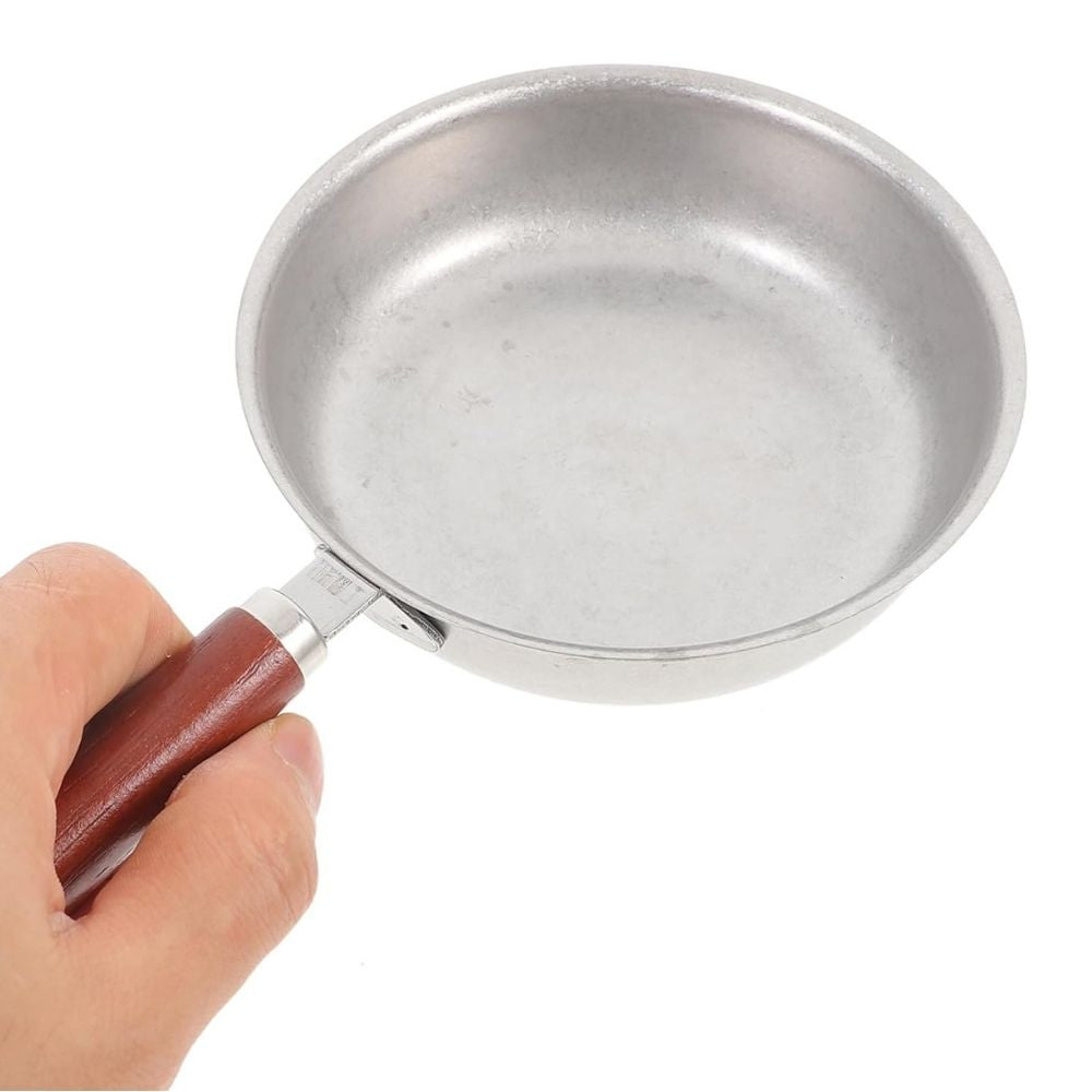 Kylin Retro-Style 304 Stainless Steel Mini Breakfast Frypan 14cm