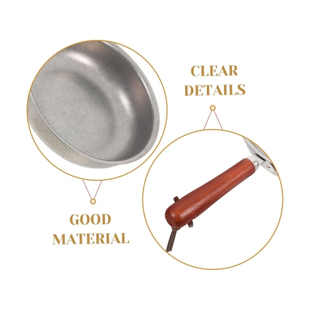 Kylin Retro-Style 304 Stainless Steel Mini Breakfast Frypan 14cm