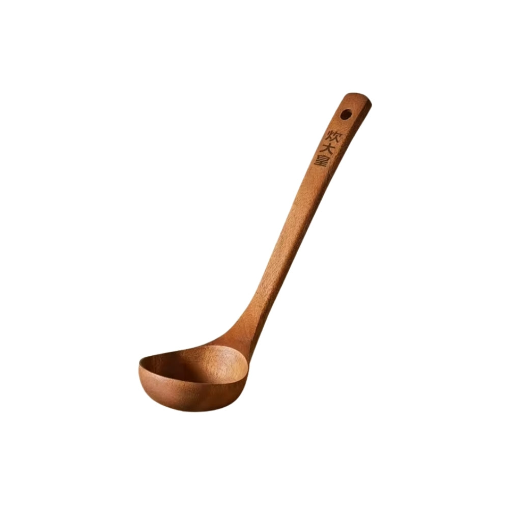 Cooker King Natural Wood Large Soup Ladle