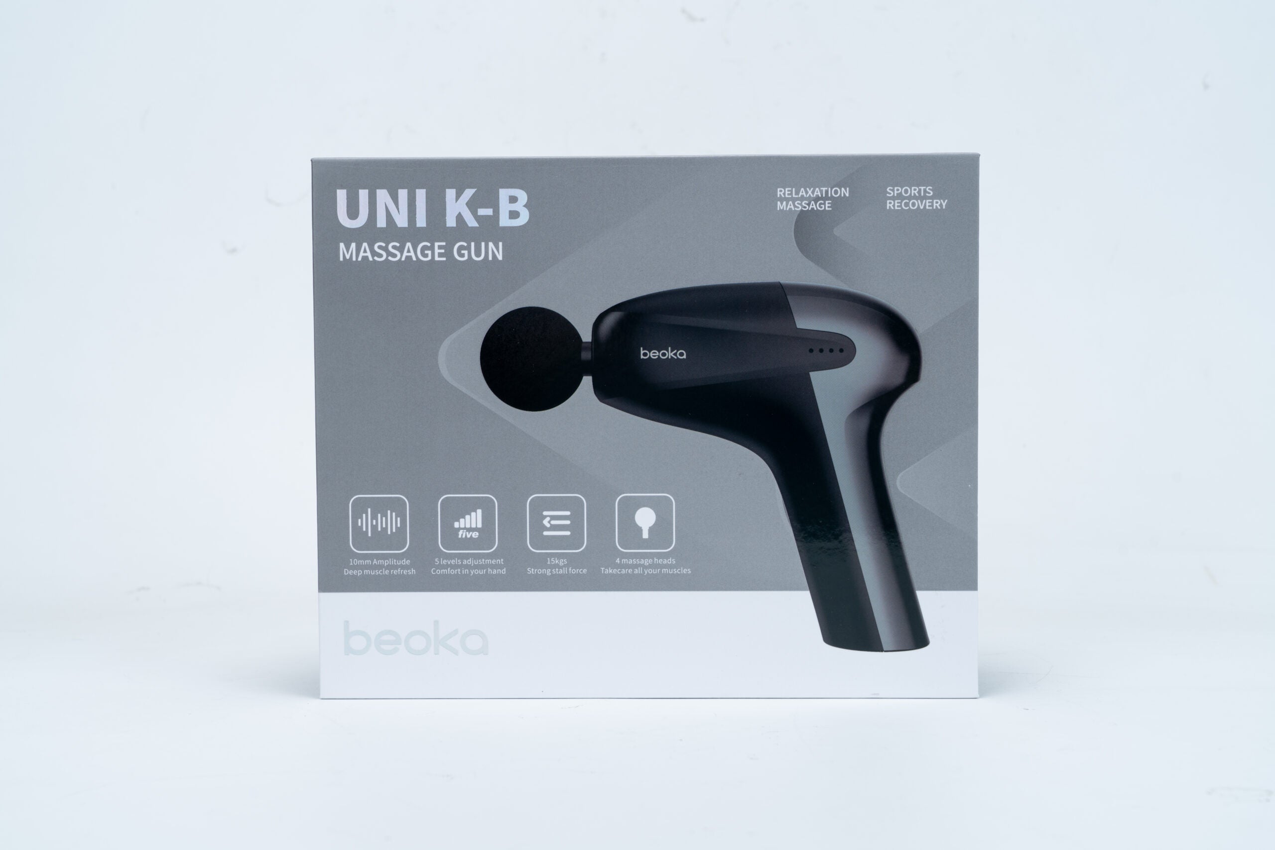 Beoka UNI K Portable Massage Gun - Black