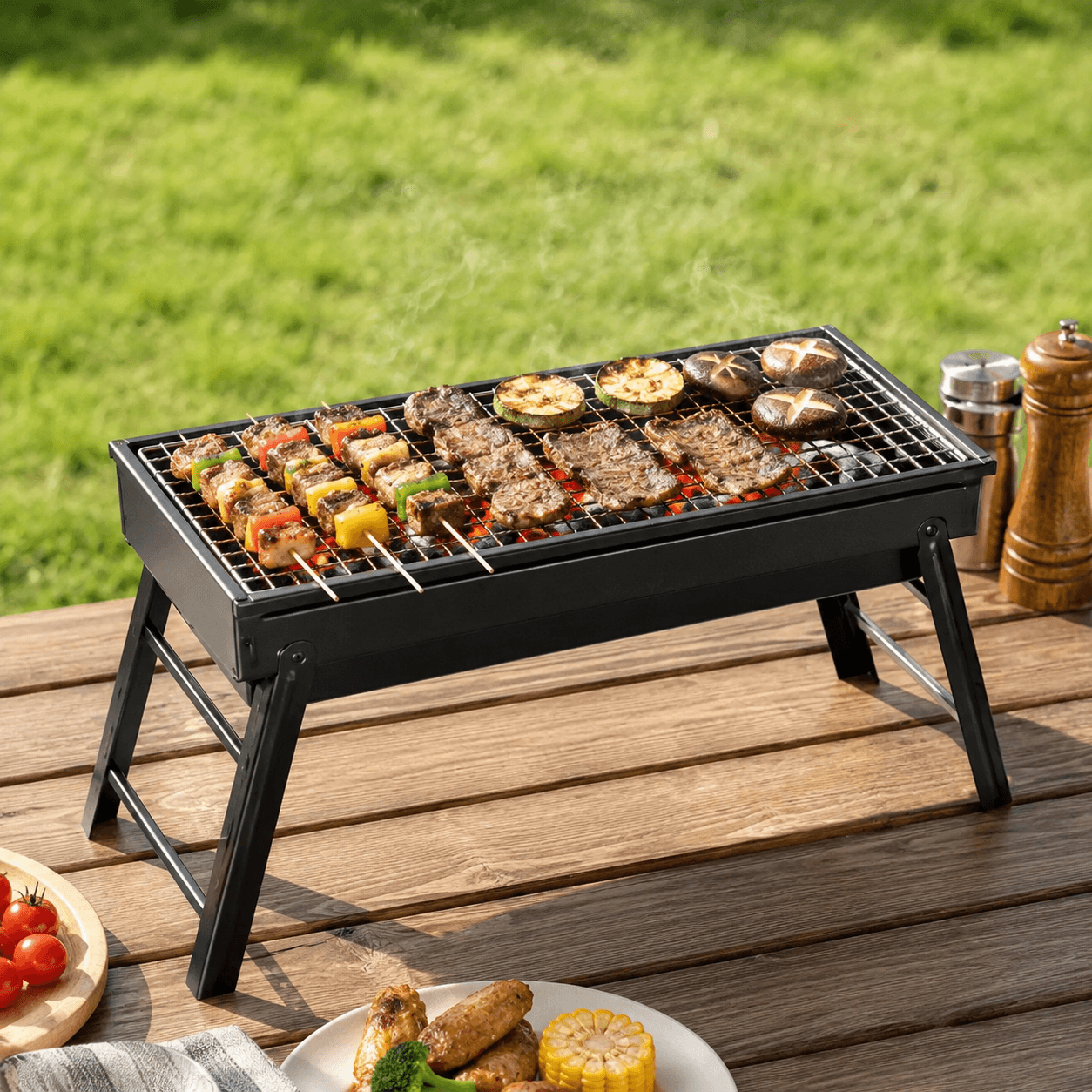 Fresh Life Hey King Kong Foldable BBQ Grill