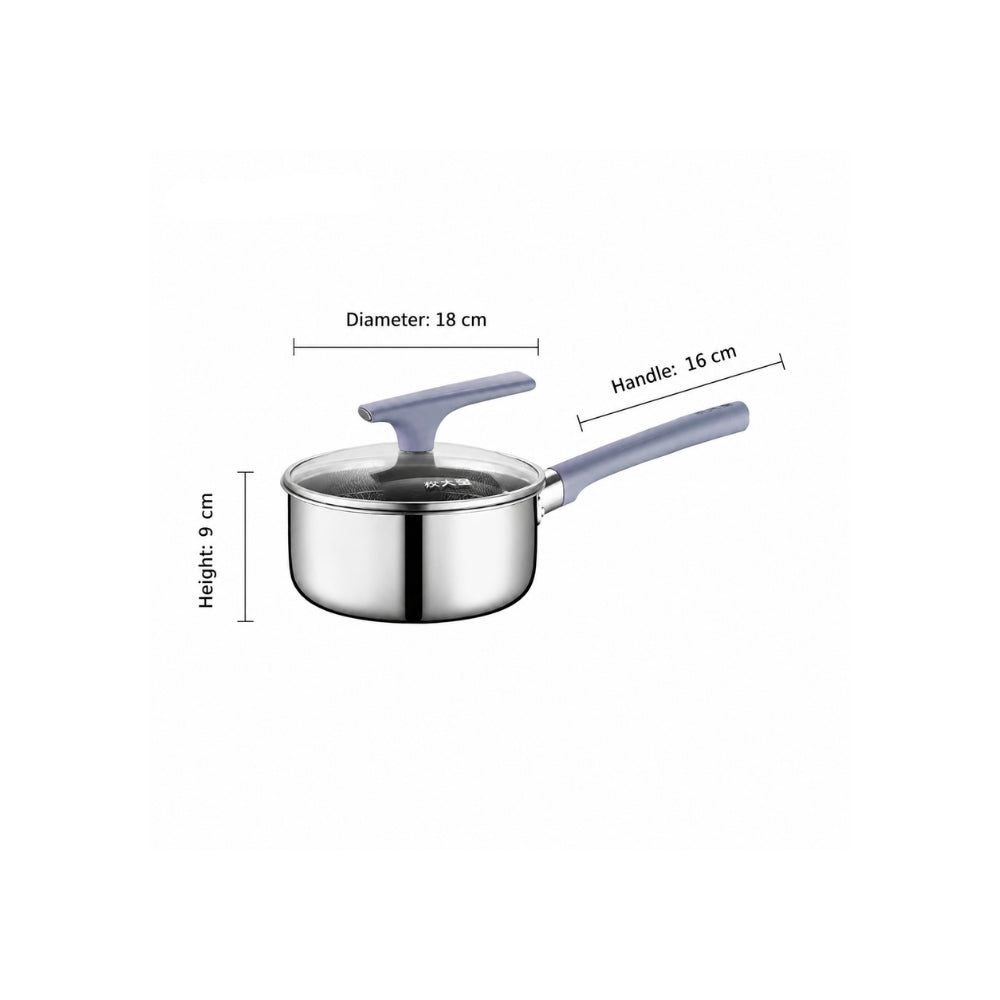 Cooker King S/S 316L Blossom Multi-layer Milk Pan