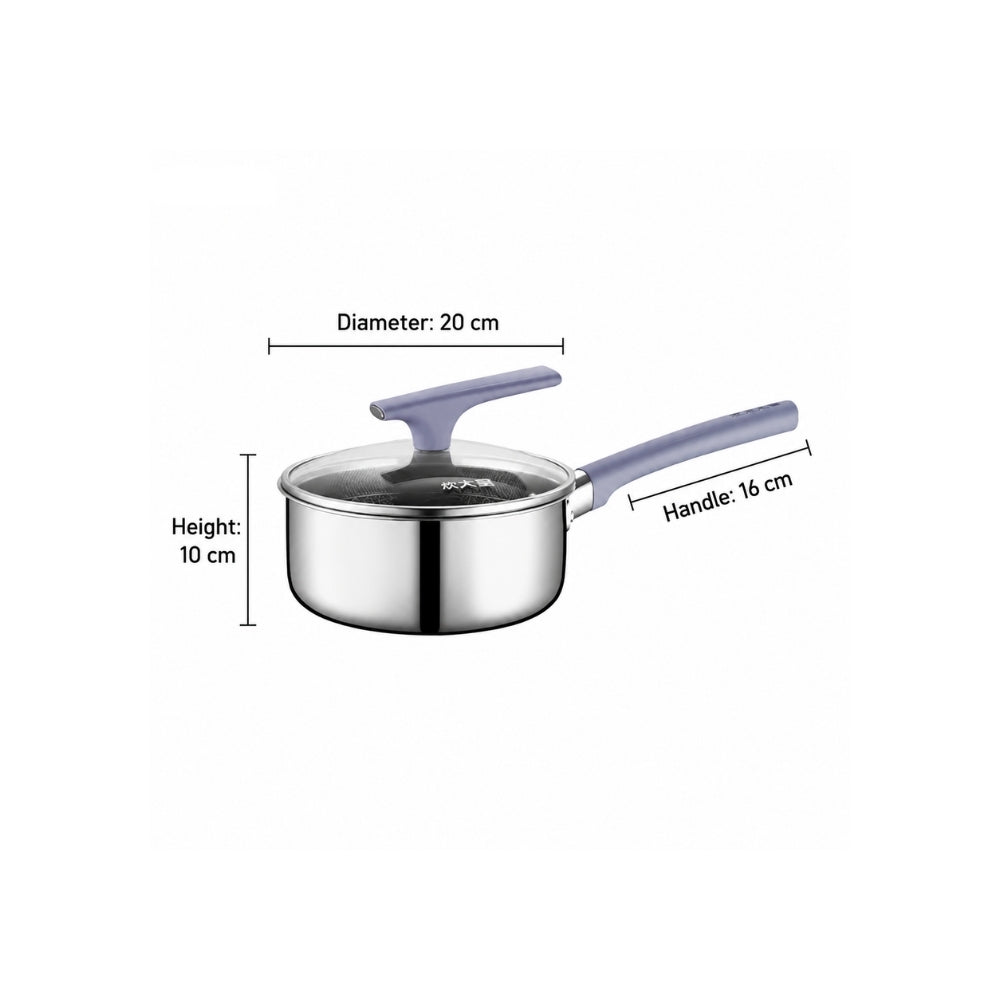 Cooker King S/S 316L Blossom Multi-layer Milk Pan