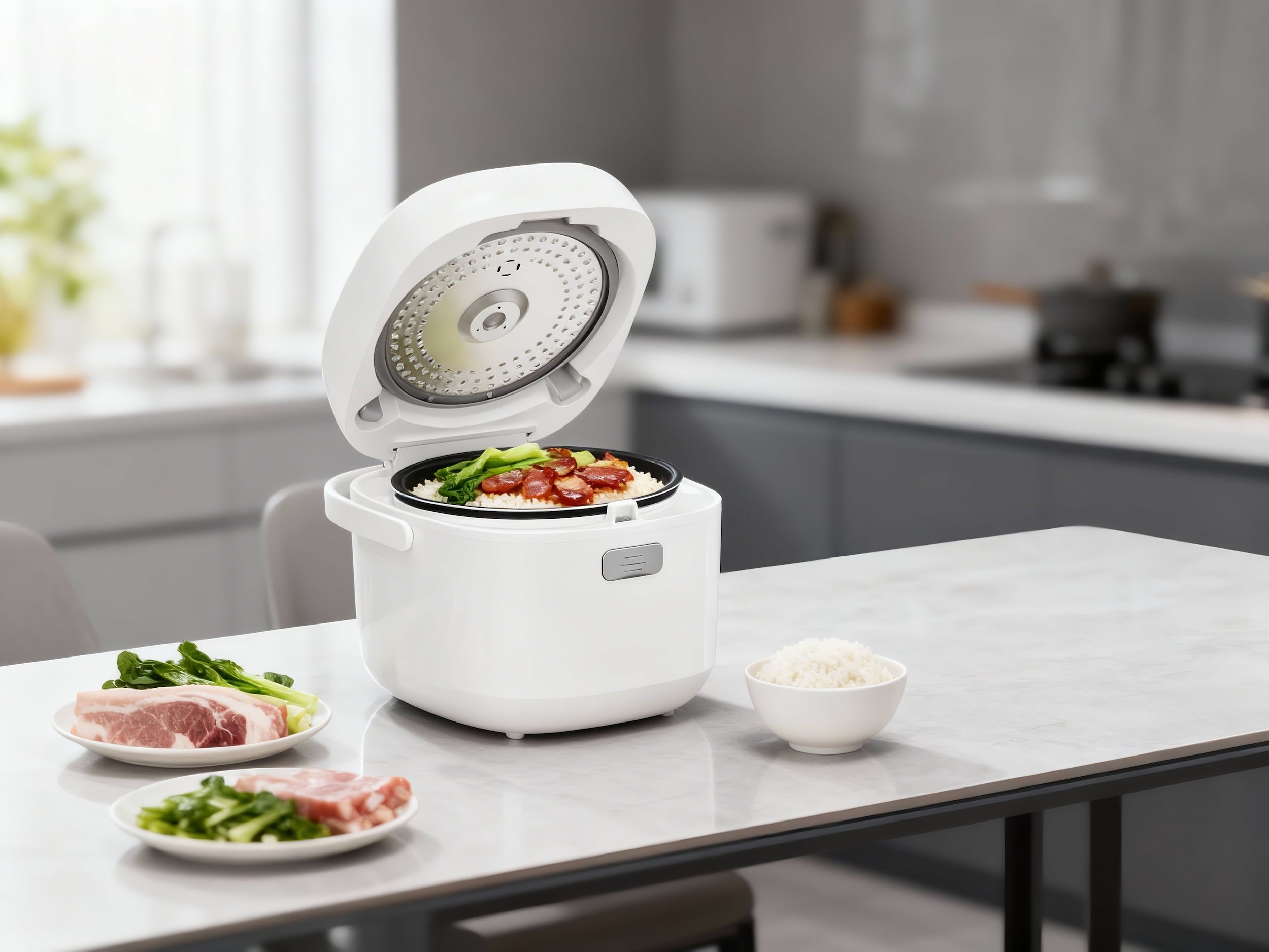 Kylin Electric Multi-Function Non Coating Ceramic 8 Cups Rice Cooker 4L AU-K1040