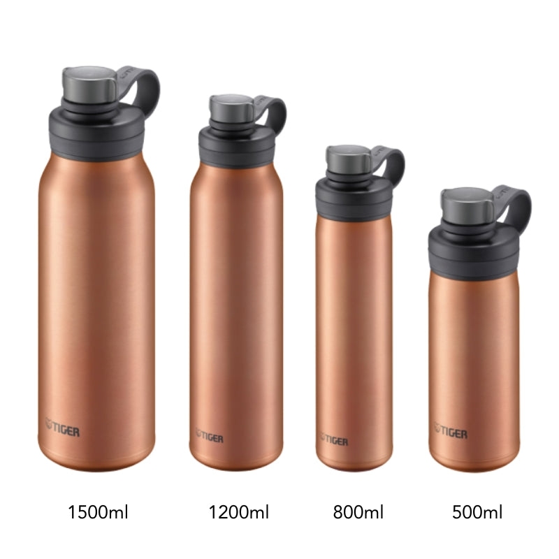 Tiger Vacuum Insulated Carbonated Bottle 500ml - Copper
