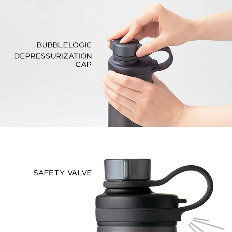 Tiger Vacuum Insulated Carbonated Bottle 1.2L - Steel