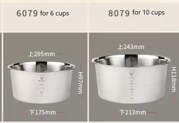 stainless steel rice cooker