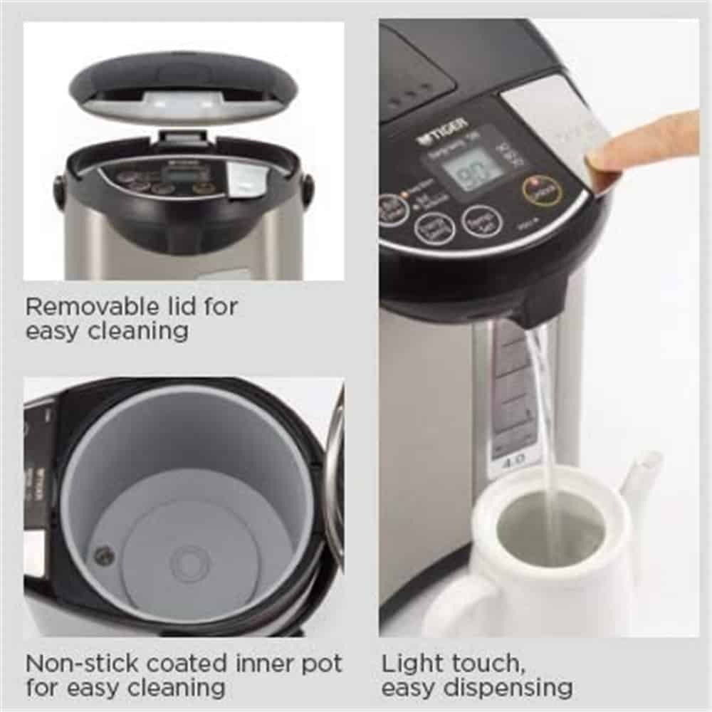Tiger PDU Electric Water Boiler and Warmer 3L/4L/5L - Made in Japan