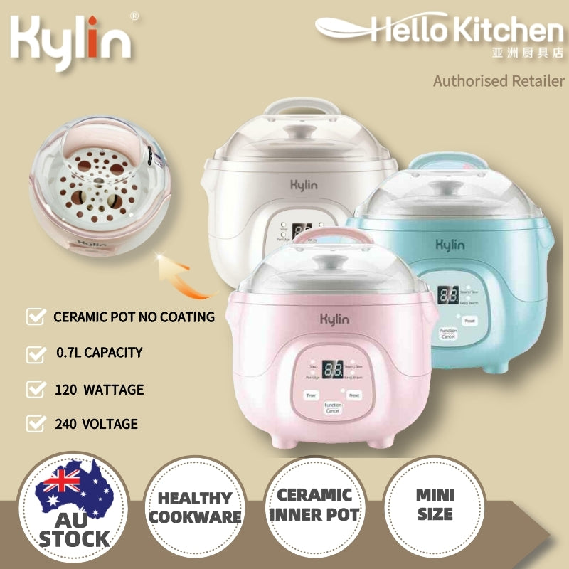Kylin Electric Multi Stew Slow Cooker 0 7l Au K1007