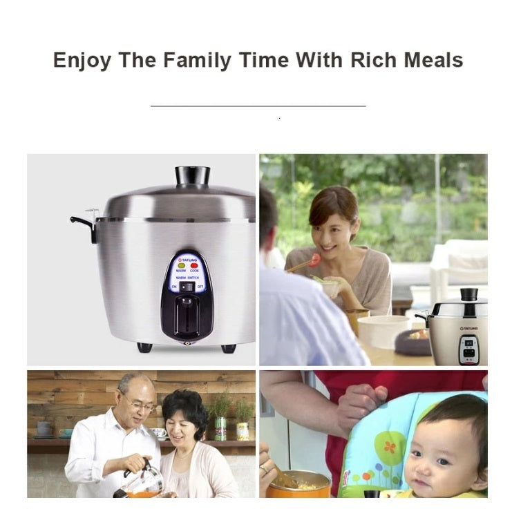 Tatung Multi-Functional Stainless Steel Inner Pot Rice Cooker in Champagne - New Version