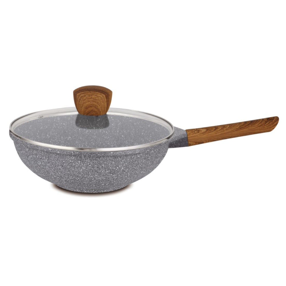 Hello Kitchen Non-stick Marble Wok 28cm/32cm