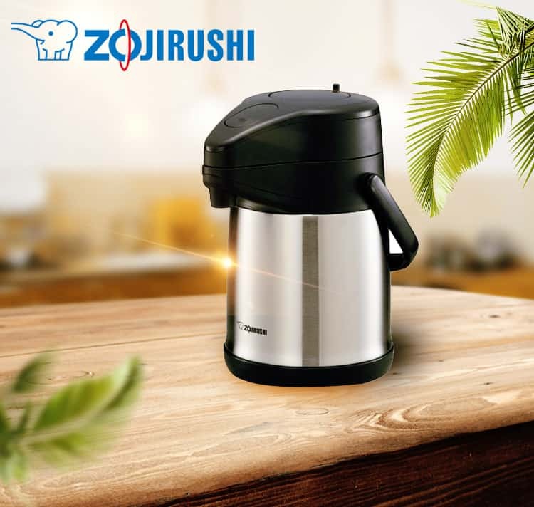 Zojirushi Vacuum Stainless Steel Air Water Pot Dispenser Jug 2.2 L