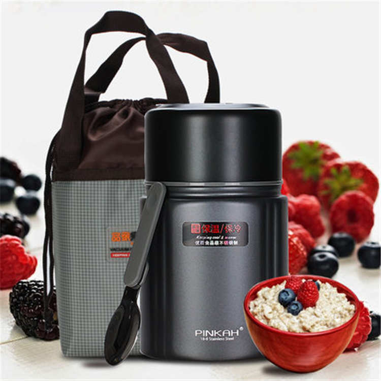 Pinkah Food Container With Bag Insulated Thermal Lunch Box 750ml