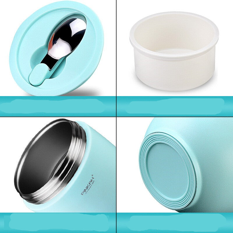 Pinkah Pj 3333 820ml Vacuum Food Jar Black With 316 Stainless Steel
