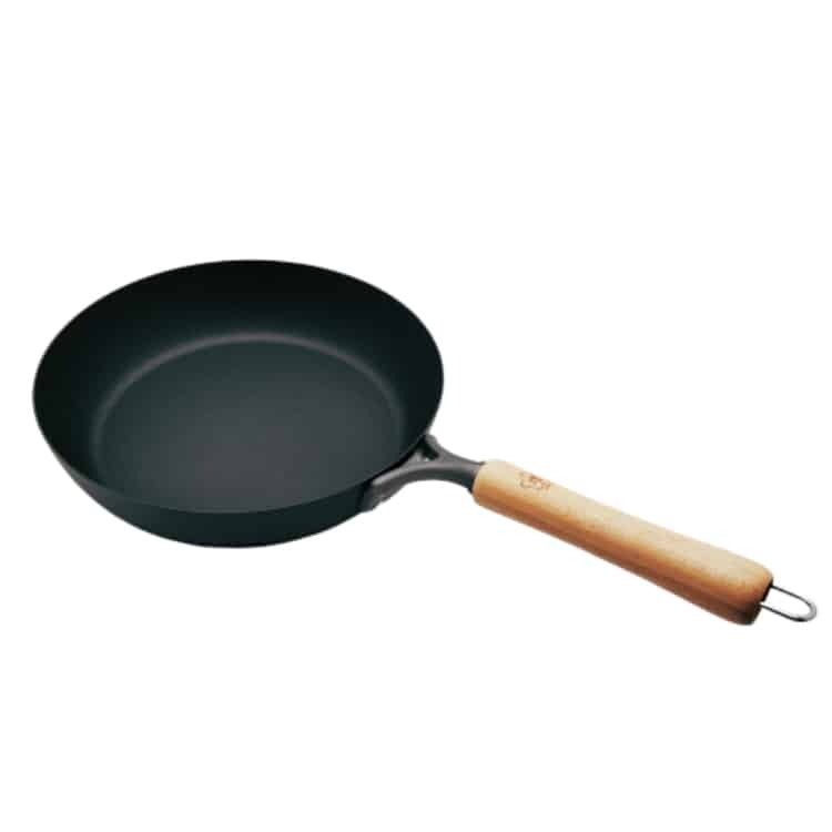 Kirameki Pure Iron Double Fiber Line Frying Pan Skillet Made In Japan