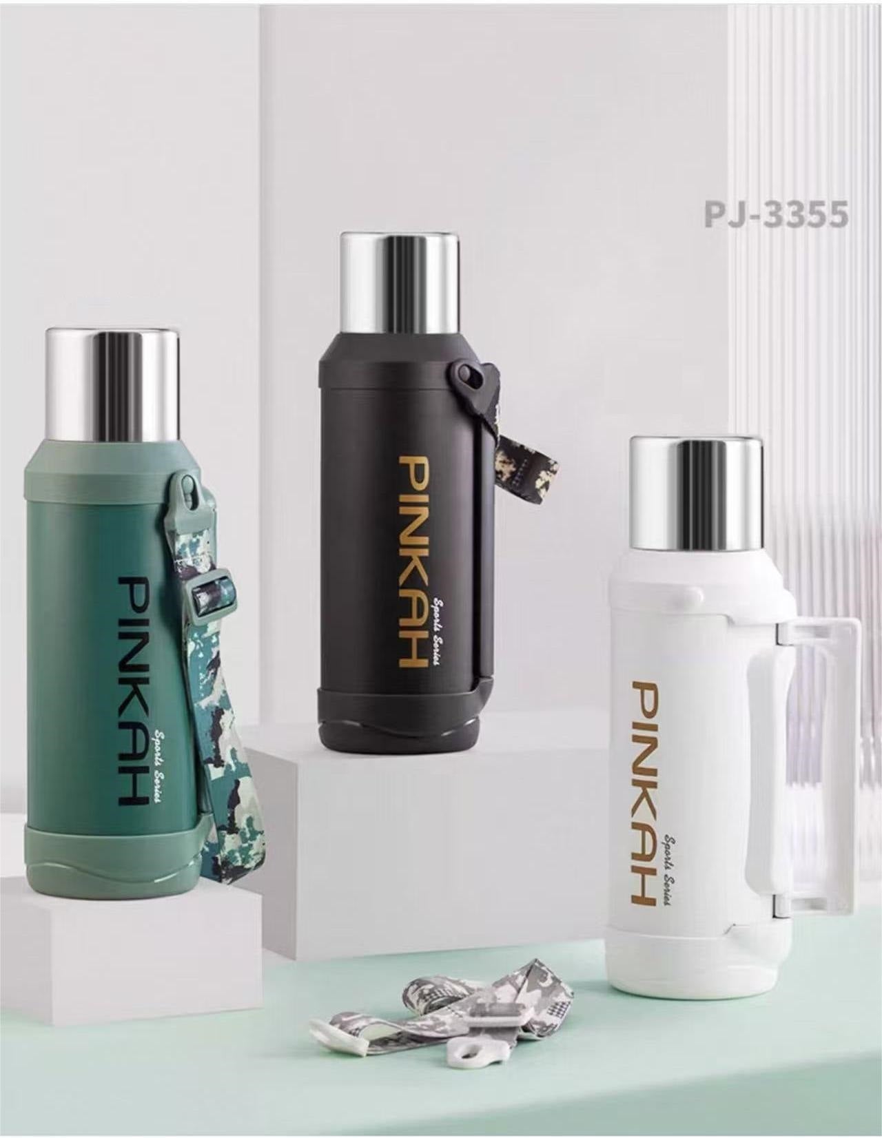 Pinkah PJ-3355 S/S Vaccum Bottle 1.8L Black