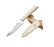 SBZ Fruit Knife with Sheath - Cream