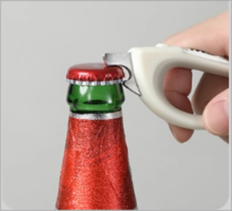 SBZ SB3072 Multifunctional Kitchen Scissors - Cream