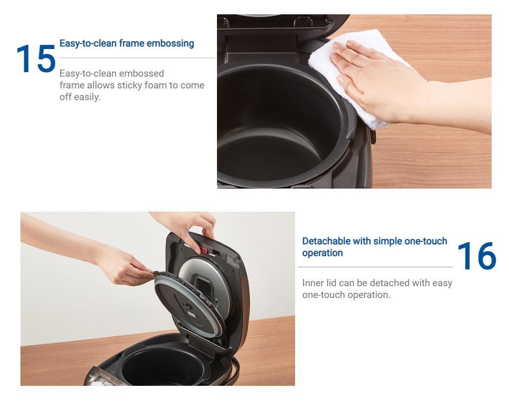 Tiger IH Pressure Rice Cooker JPK-G10A 5.5 Cups