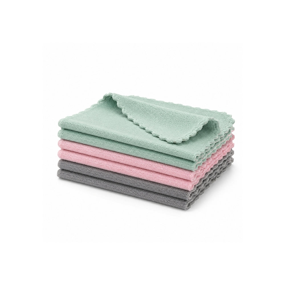 Fresh Life Microfiber Cleaning Cloth 25cm x 25cm 6pc