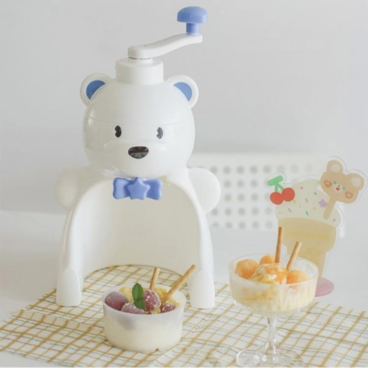 Pearl Life Manual Shaver Ice Maker - Bear, Pearl Metal Manual Fluffy Shaved Ice Maker Ｗhite Polar Bear Kakigori Snow Cone