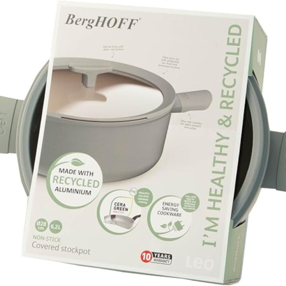 BergHOFF Balance Covered Stockpot 24 x 14cm 5.5L - Moonmist