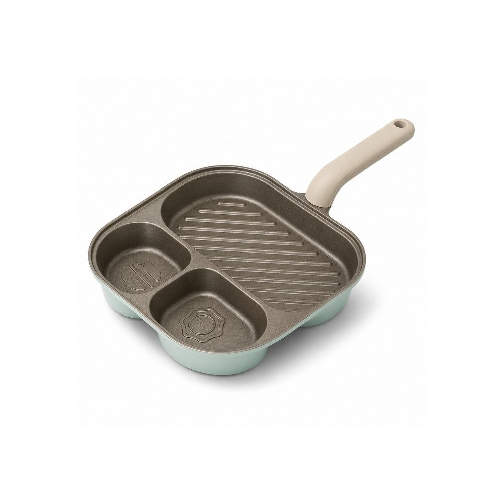 Cooker King 3-Section Non Stick Breakfast Frying Pan
