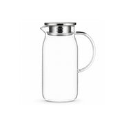 Cooker King Borosilicate Glass Water Jug with Stainless Steel Filter Lid 1.5L / 1.8L