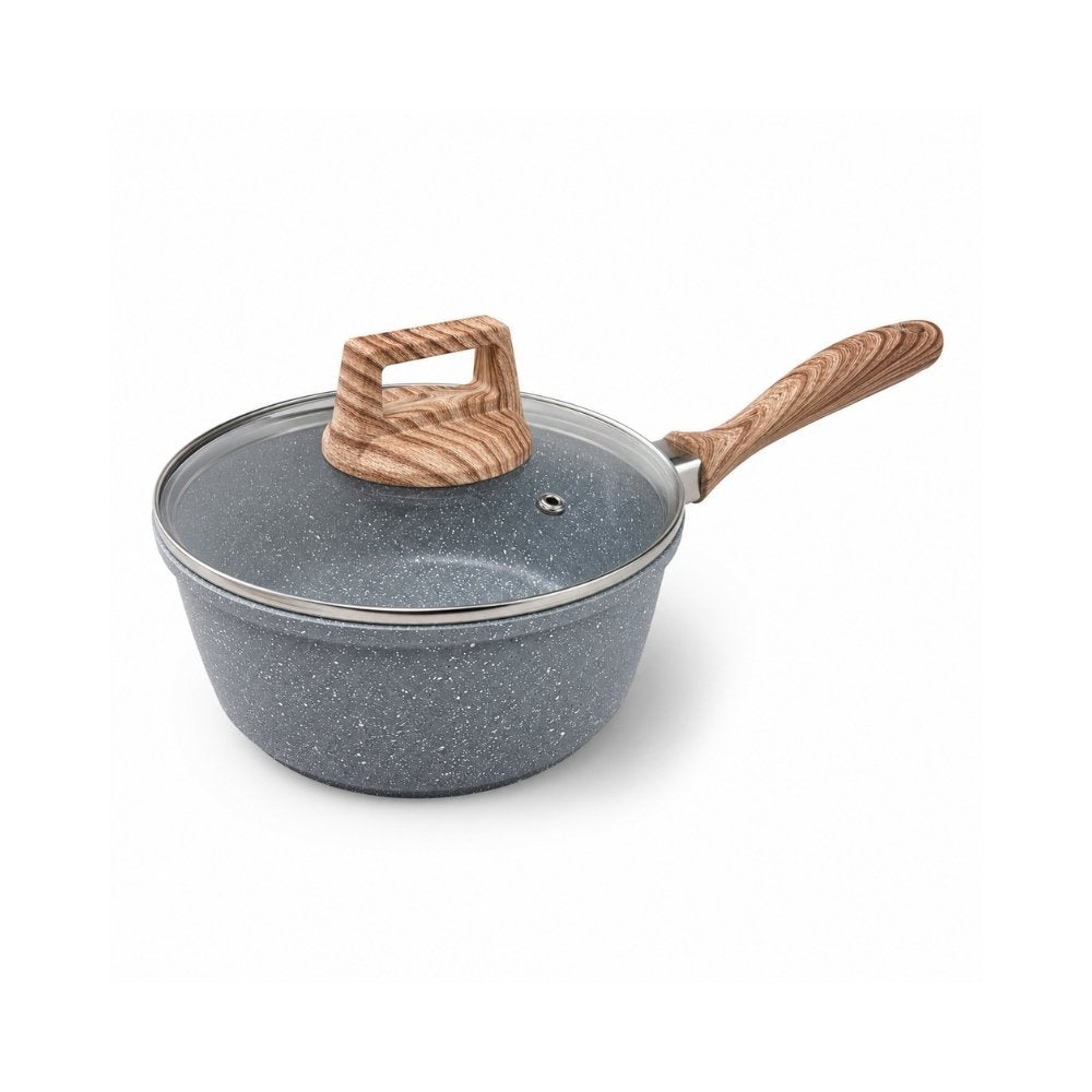 Hello Kitchen Non Stick Marble Saucepan 18cm 20cm