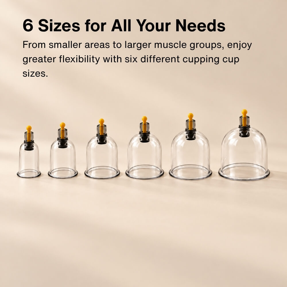 Kylin 24-Piece Cupping Therapy Set with Vacuum Pump and Carry Case