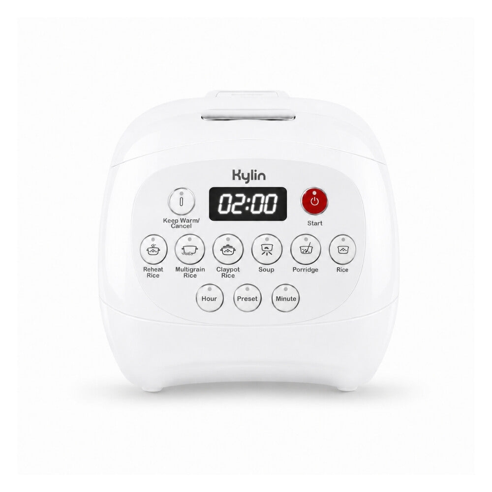 Kylin Electric No Coating Non-stick Healthy Ceramic Rice Cooker in 6 Cups 3L AU-K1030