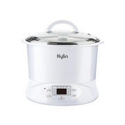 Kylin Electric Slow Cooker Stainless Steel Ceramic Pot Steamer 2.2L With 3 Containers AU-K1022