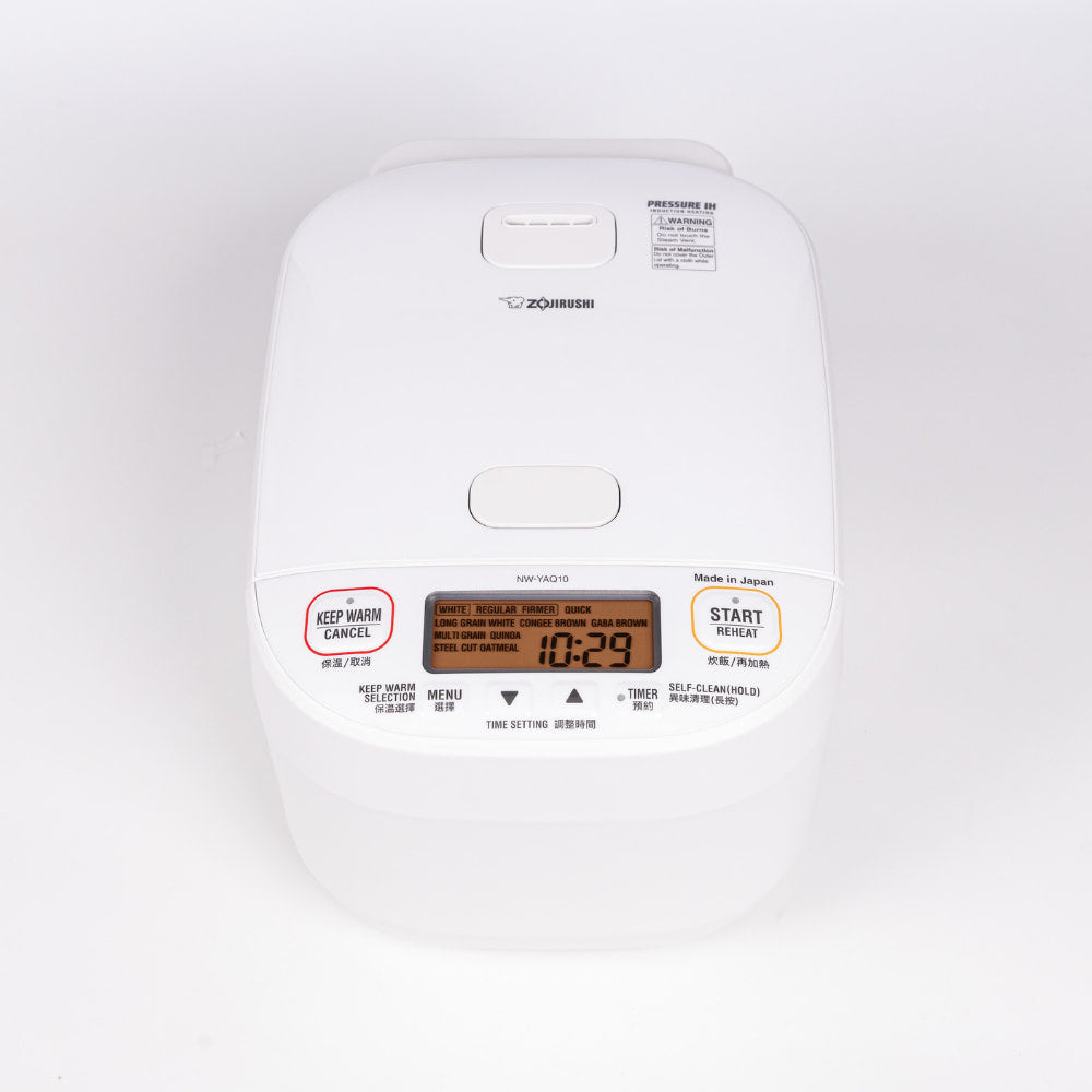 Zojirushi NW-YAQ18 Pressure Induction Heating Rice Cooker 10 Cups (1.8 L)