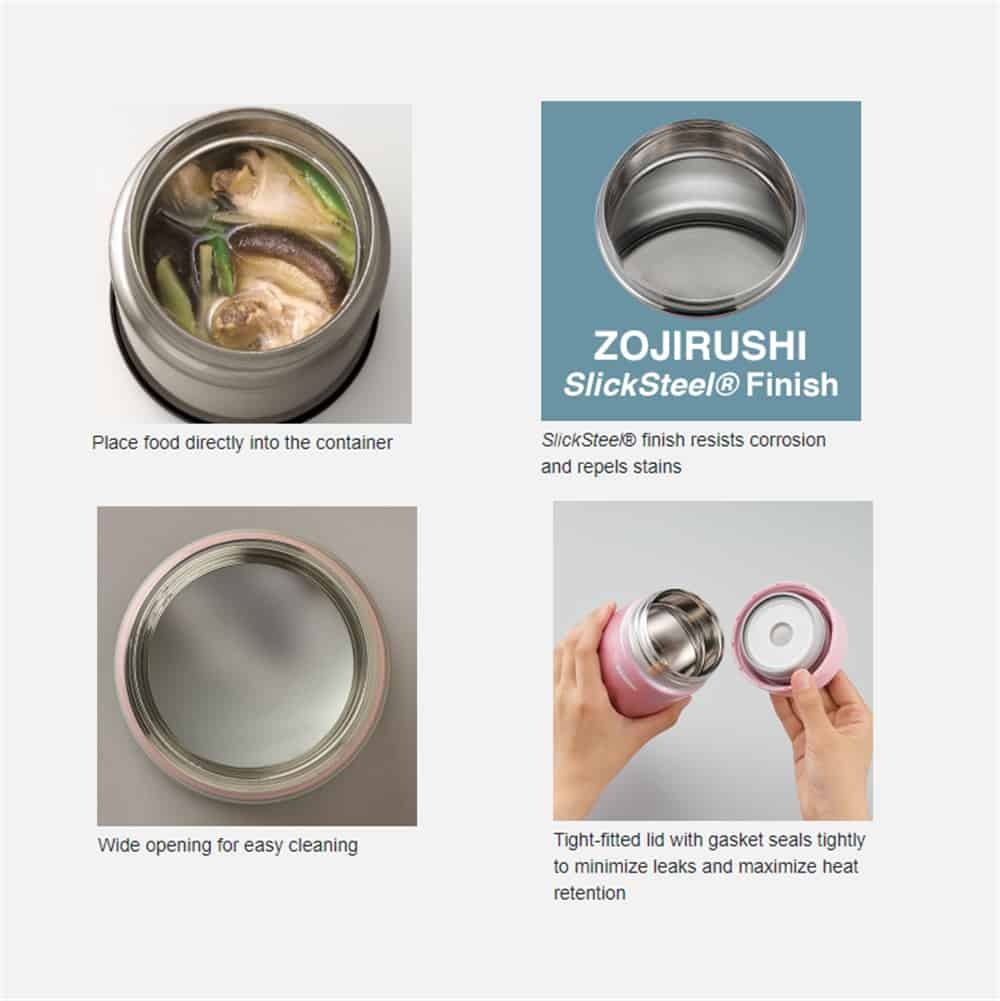 Zojirushi Sw-eae50td Stainless Steel 17oz. Food Jar, Dark Brown