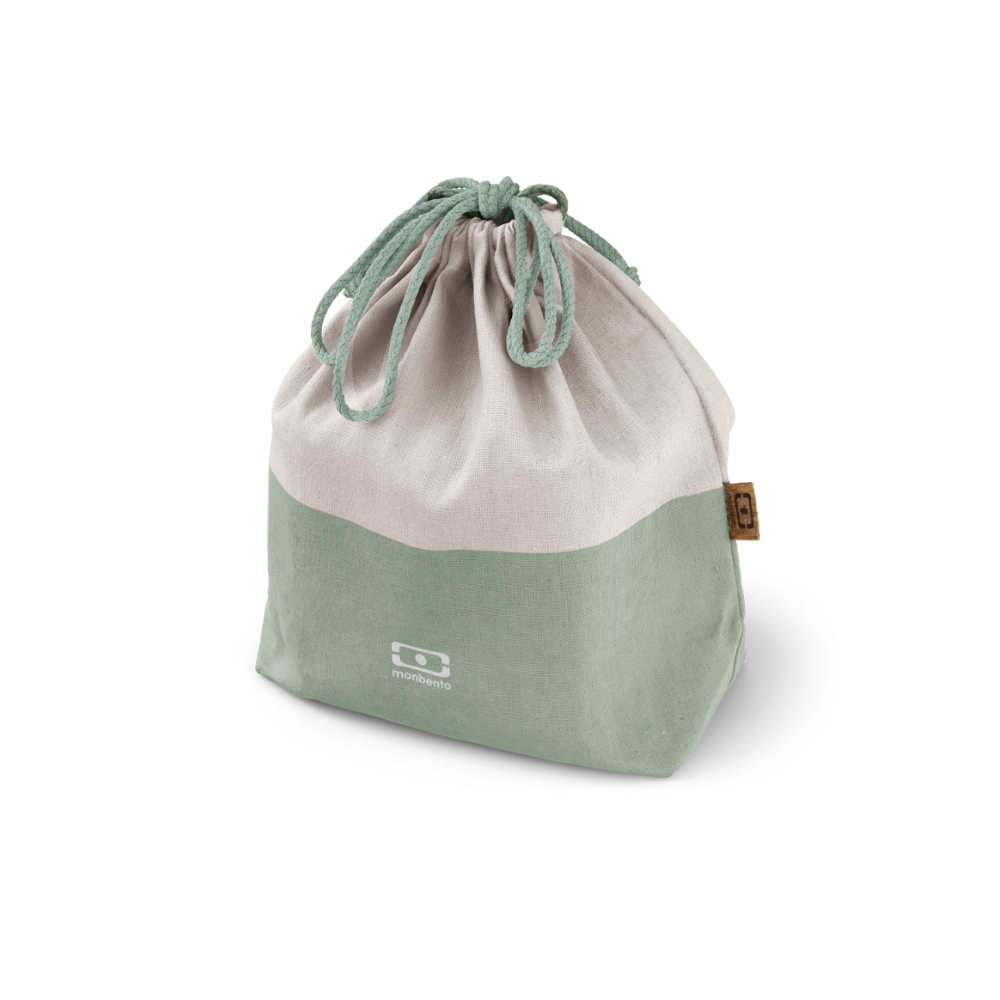Monbento MB Pochette L Large Container Lunch Box Bag - Natural Green ...